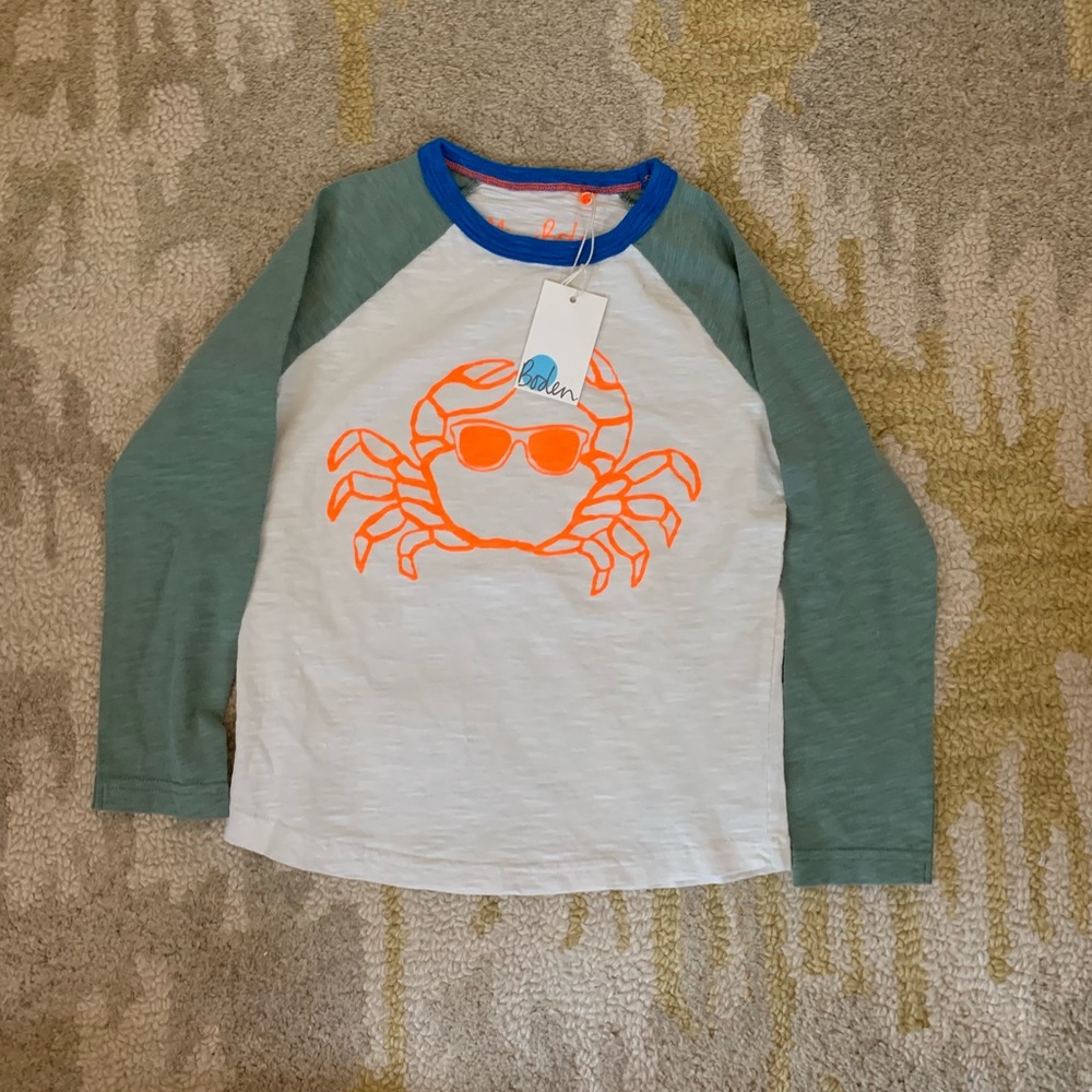 NWT Boden Boys long sleeve shirt size 4-5
